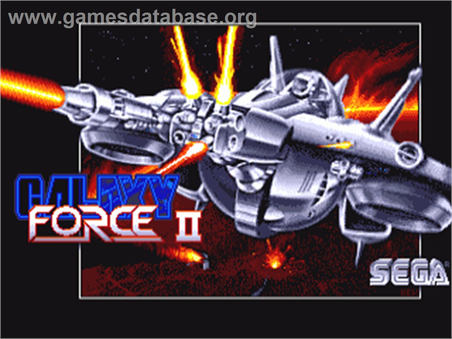 Galaxy Force 2 - Commodore Amiga - Artwork - Title Screen