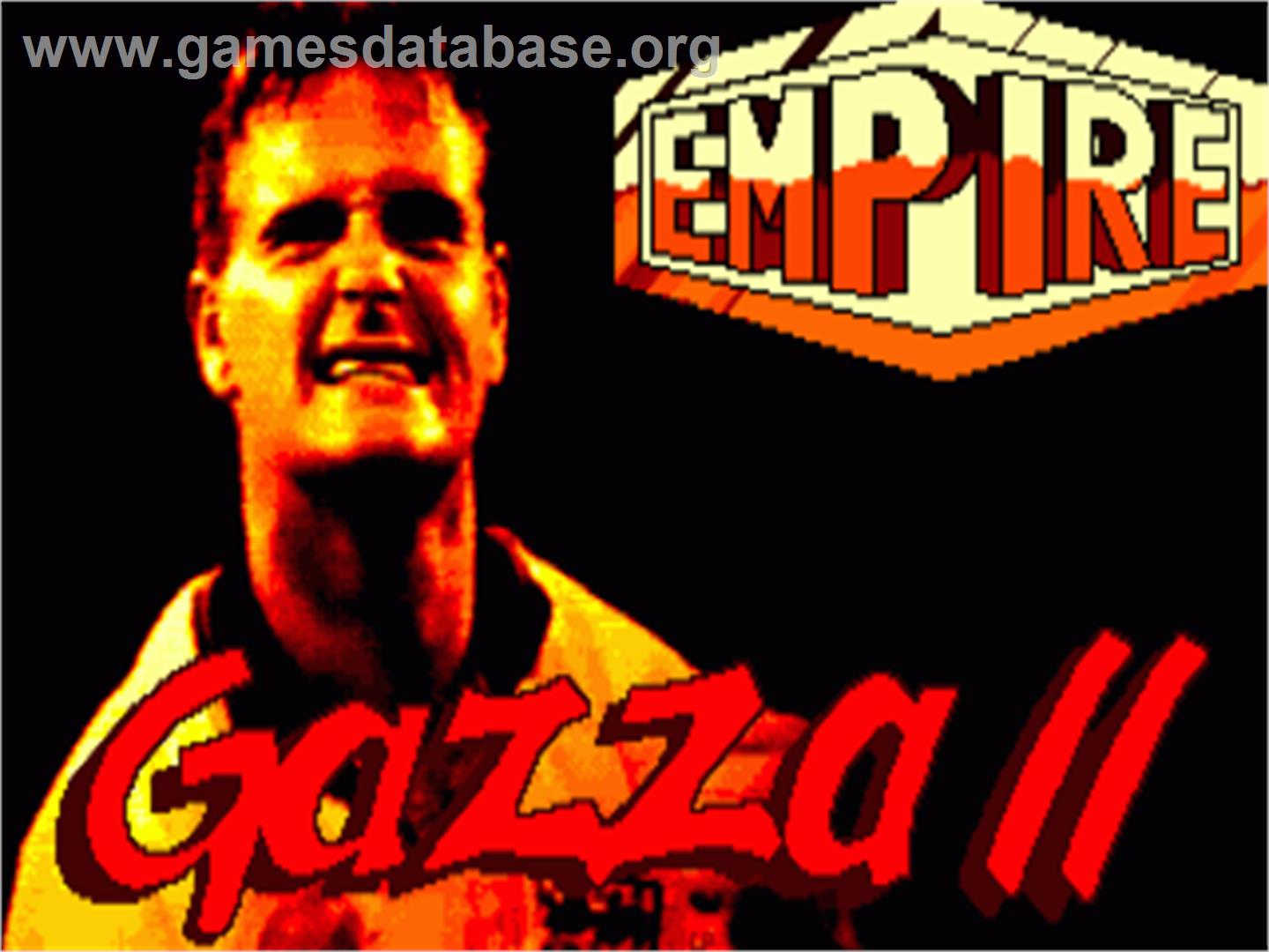 Gazza 2 - Commodore Amiga - Artwork - Title Screen