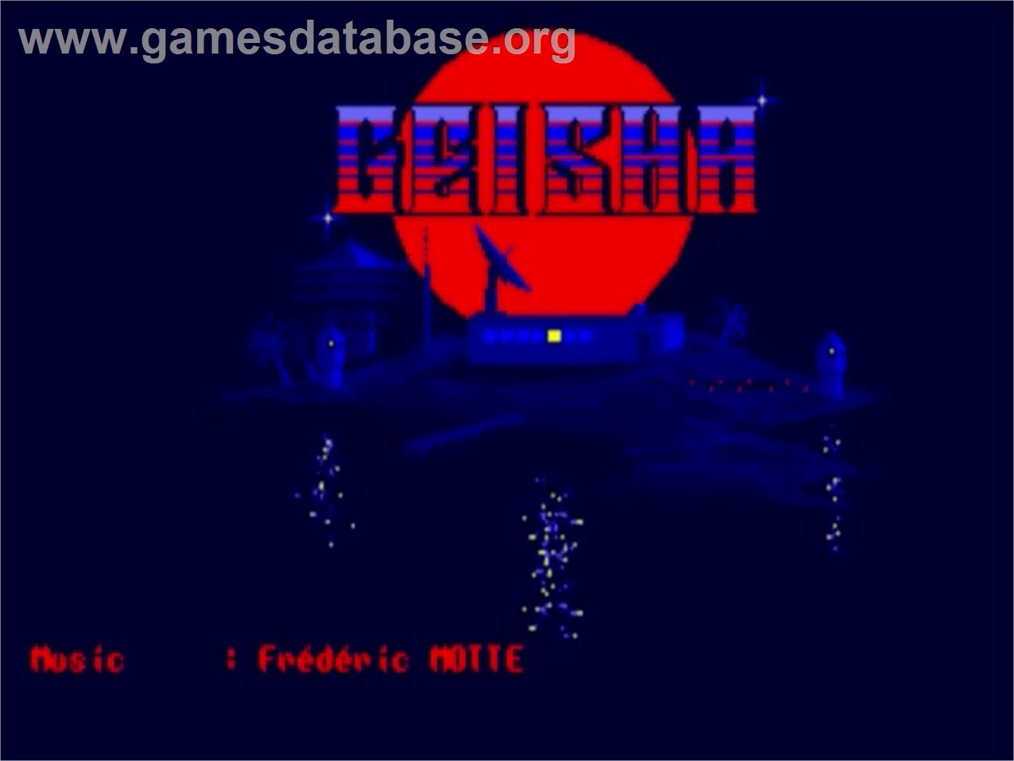 Geisha - Commodore Amiga - Artwork - Title Screen