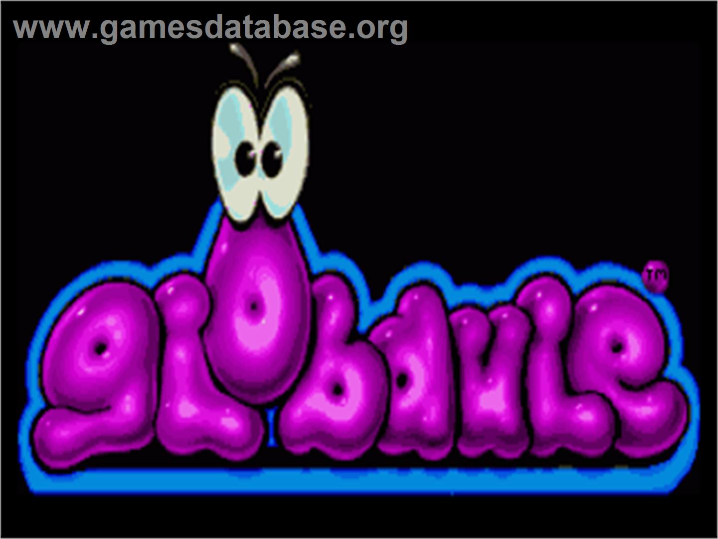 Globdule - Commodore Amiga - Artwork - Title Screen