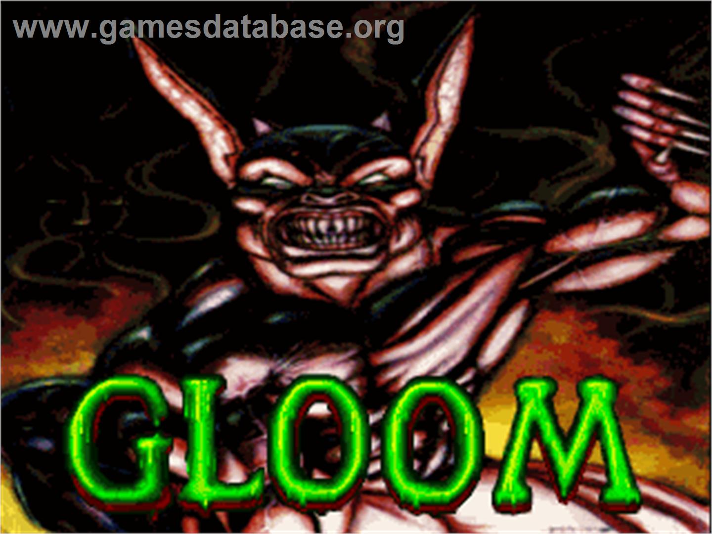 Gloom - Commodore Amiga - Artwork - Title Screen