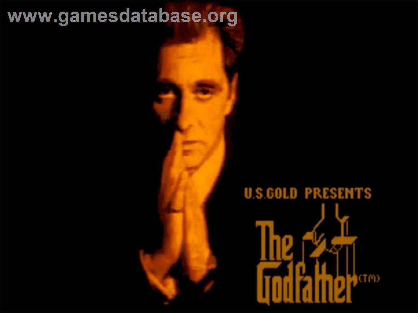 Godfather: The Action Game - Commodore Amiga - Artwork - Title Screen