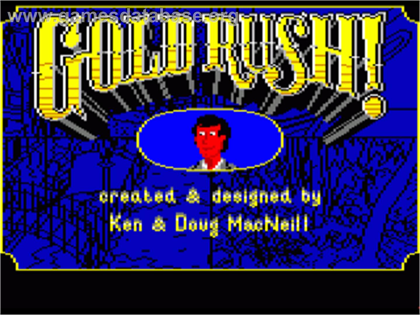 Gold Rush - Commodore Amiga - Artwork - Title Screen