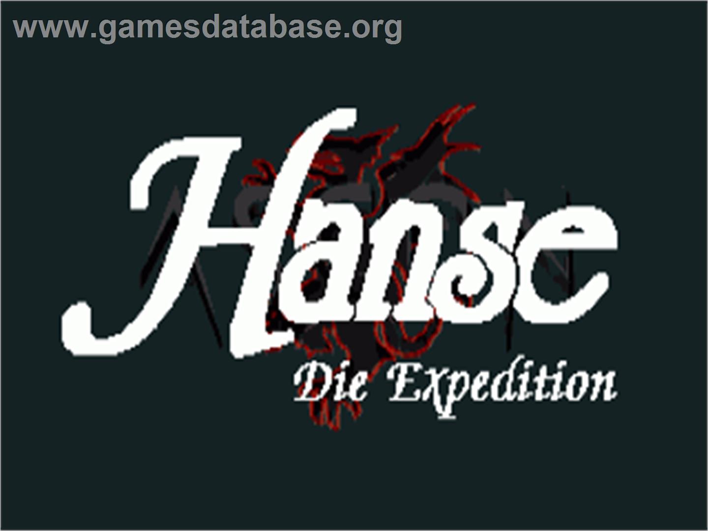 Hanse: Die Expedition - Commodore Amiga - Artwork - Title Screen