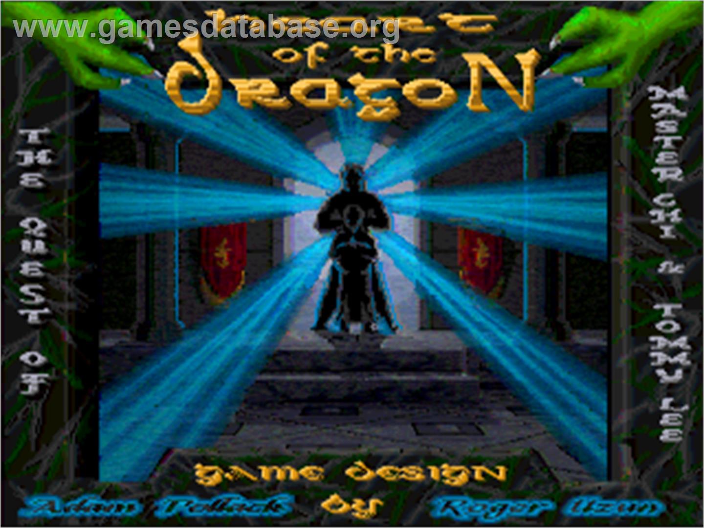 Heart of the Dragon - Commodore Amiga - Artwork - Title Screen