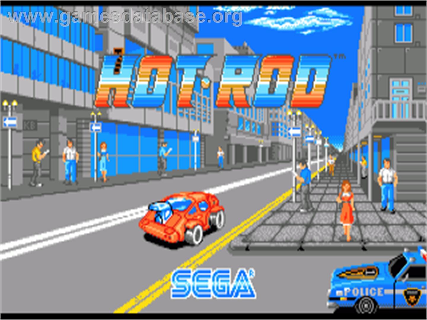 Hot Rod - Commodore Amiga - Artwork - Title Screen