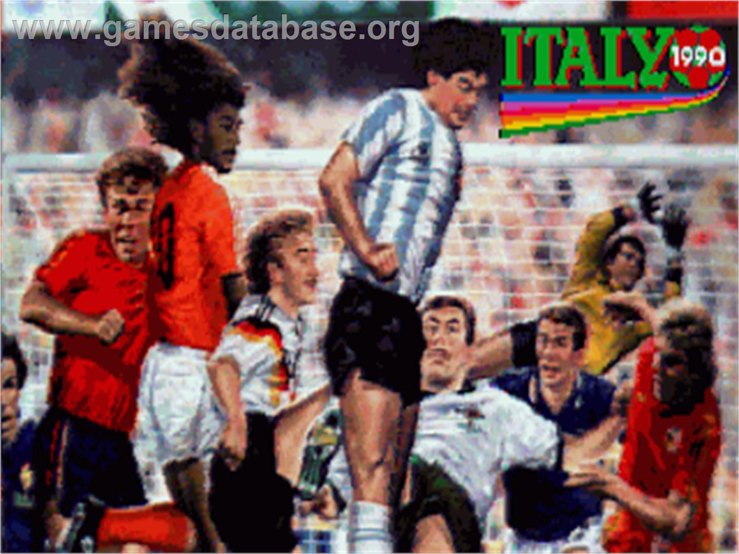Italia 1990 - Commodore Amiga - Artwork - Title Screen