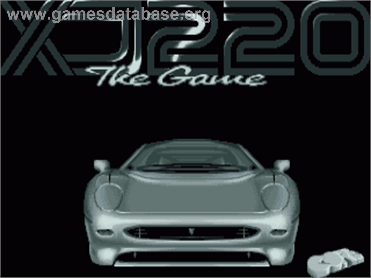 Jaguar XJ220 - Commodore Amiga - Artwork - Title Screen
