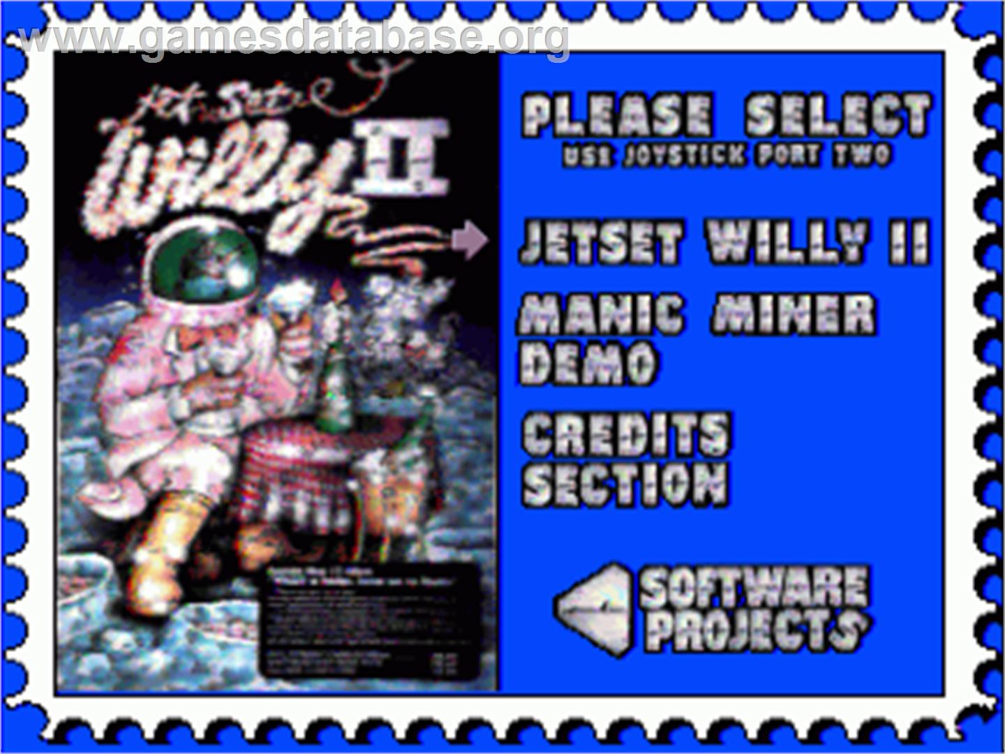 Jet Set Willy 2 - Commodore Amiga - Artwork - Title Screen