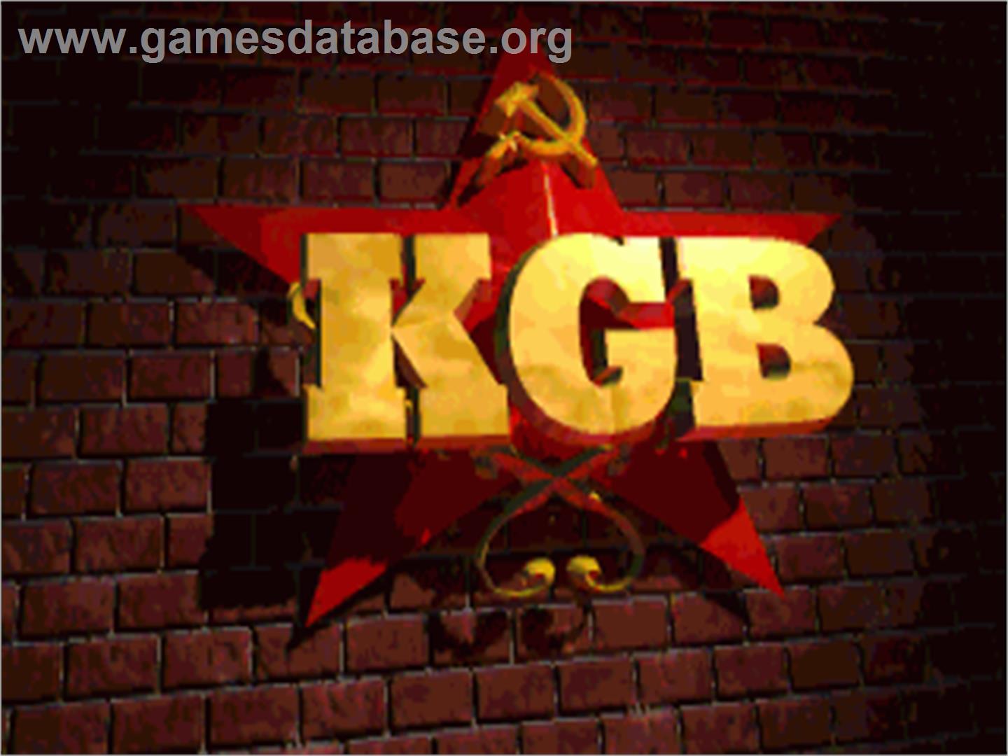KGB - Commodore Amiga - Artwork - Title Screen