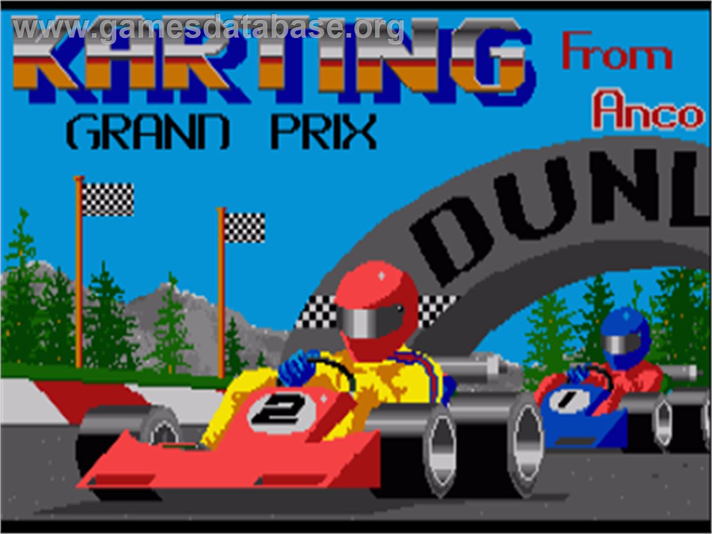 Karting Grand Prix - Commodore Amiga - Artwork - Title Screen