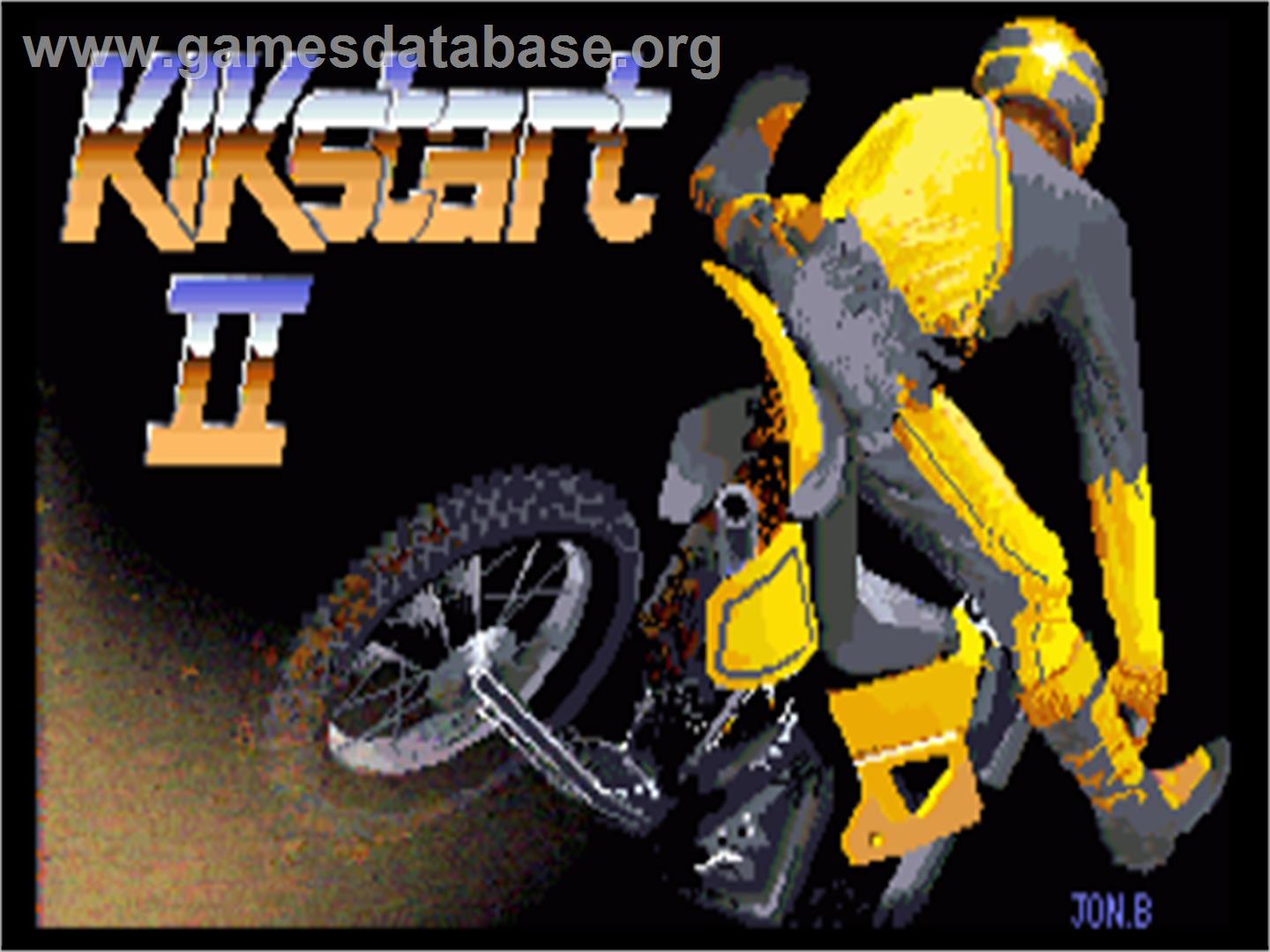 Kikstart 2 - Commodore Amiga - Artwork - Title Screen