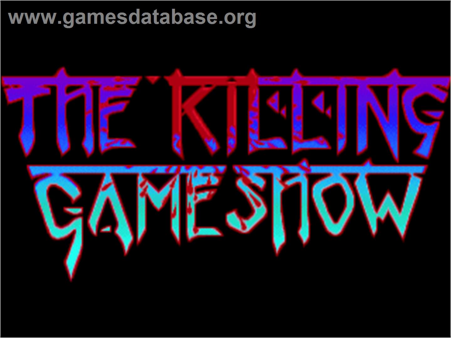 Killing Game Show - Commodore Amiga - Artwork - Title Screen