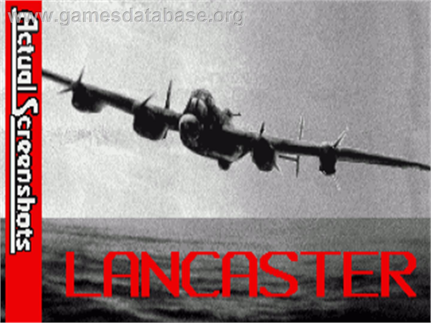 Lancaster - Commodore Amiga - Artwork - Title Screen