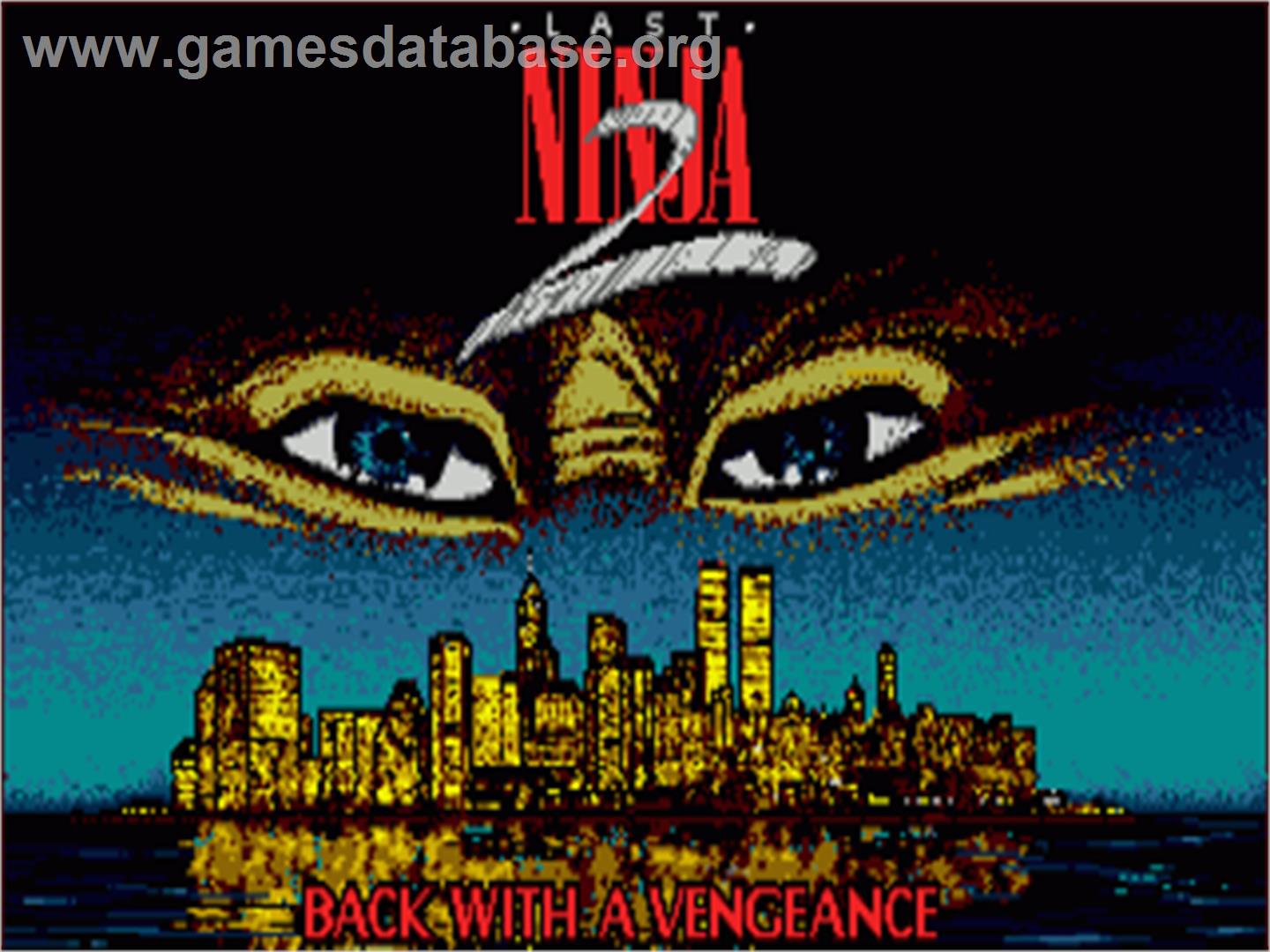 Last Ninja 2 - Commodore Amiga - Artwork - Title Screen