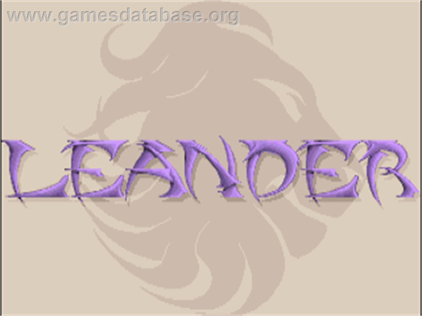 Leander - Commodore Amiga - Artwork - Title Screen
