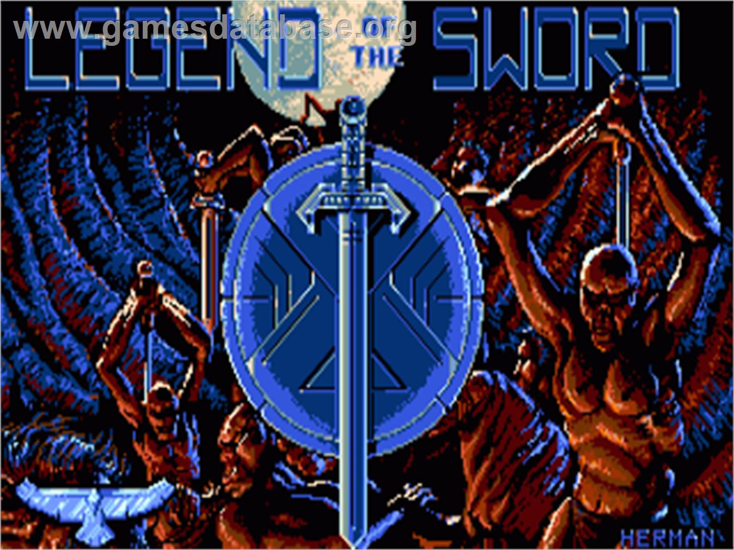 Legend of the Sword - Commodore Amiga - Artwork - Title Screen