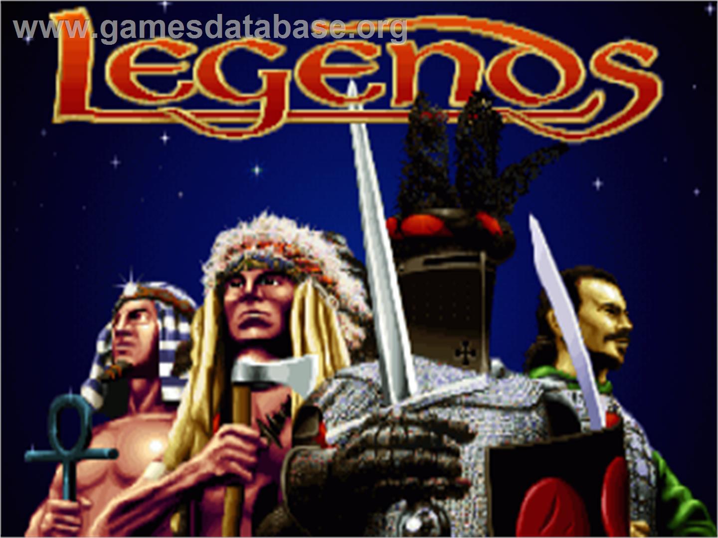 Legends - Commodore Amiga - Artwork - Title Screen