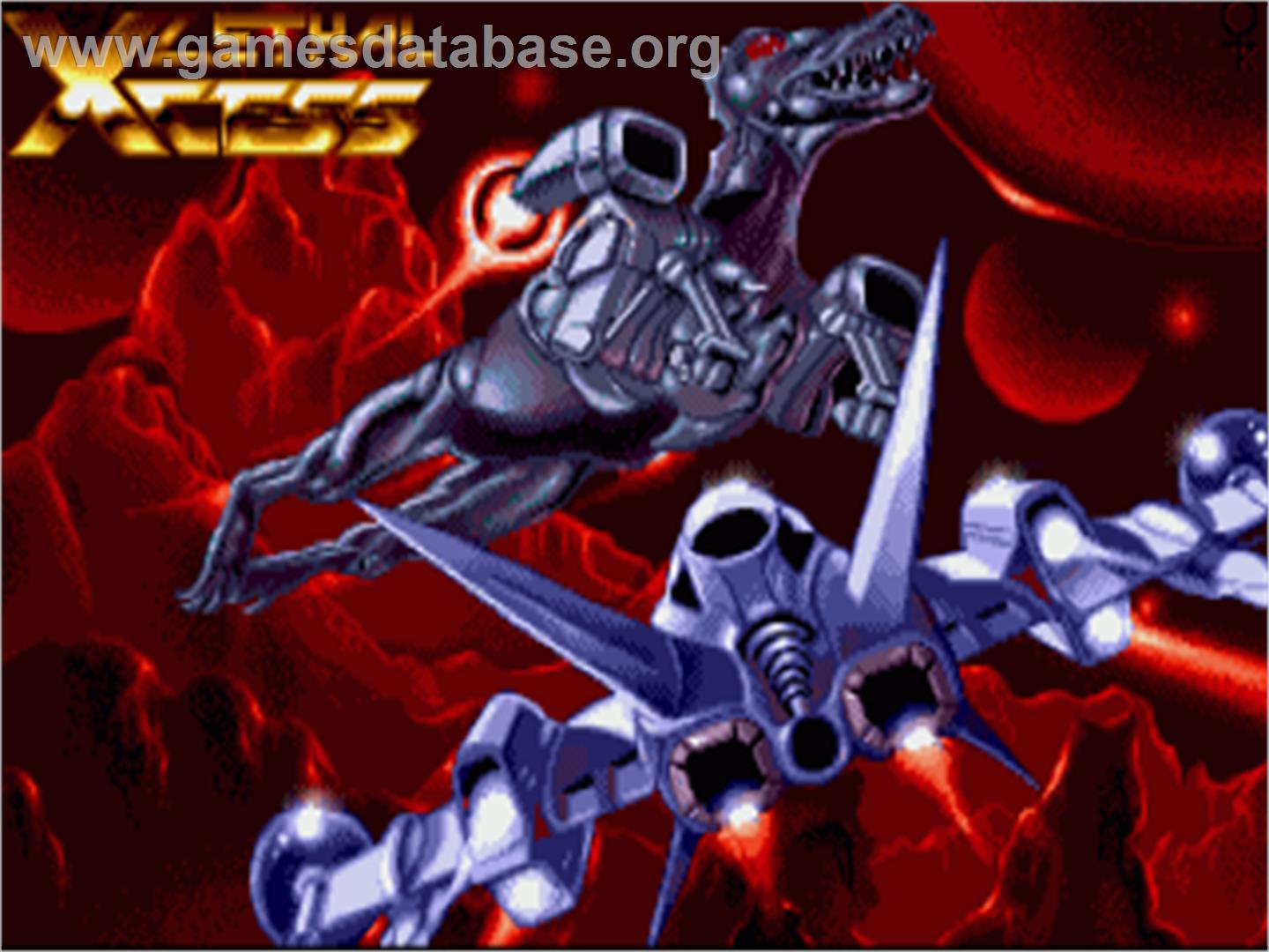 Lethal Xcess: Wings of Death 2 - Commodore Amiga - Artwork - Title Screen