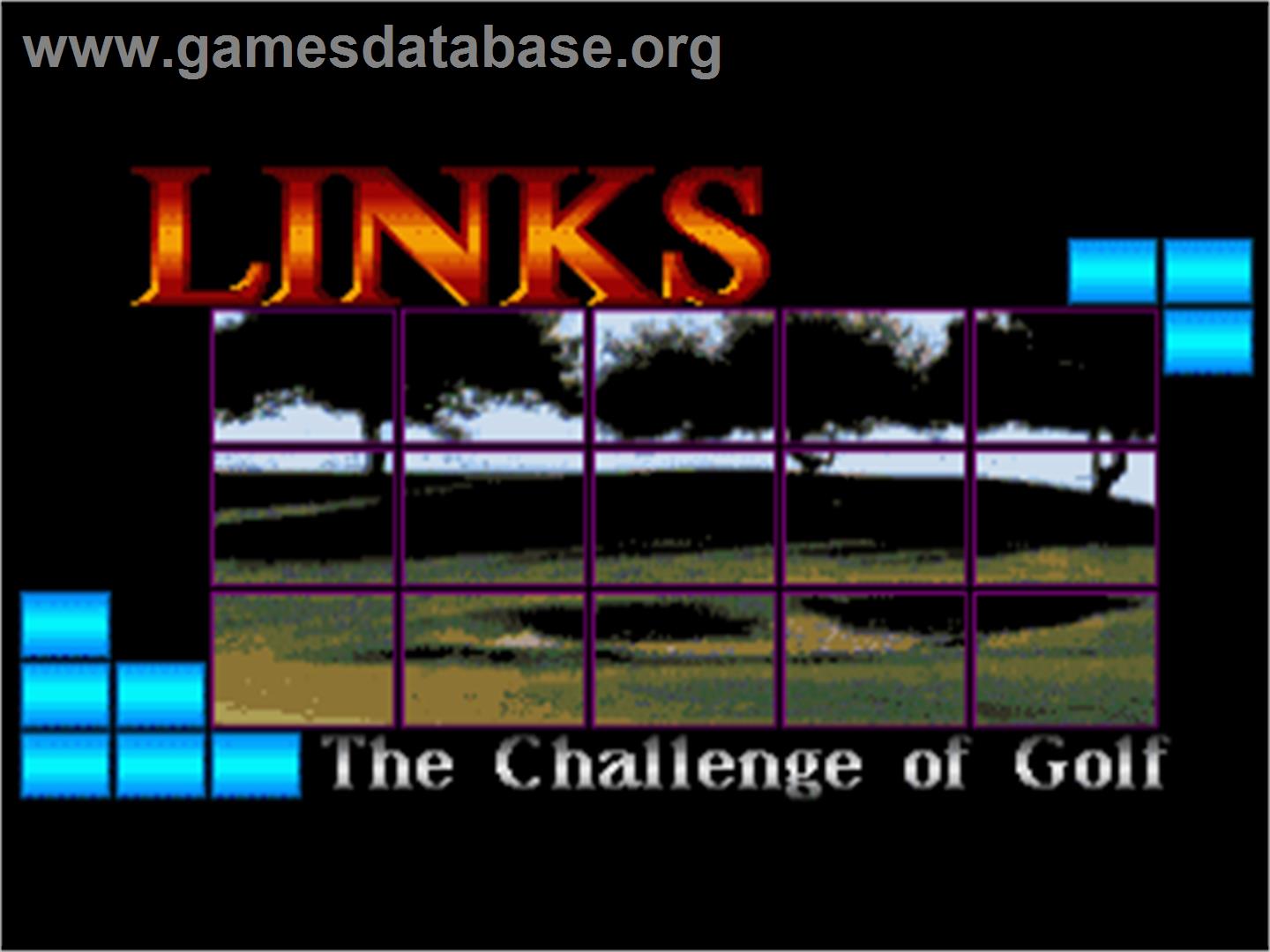 Links: The Challenge of Golf - Commodore Amiga - Artwork - Title Screen