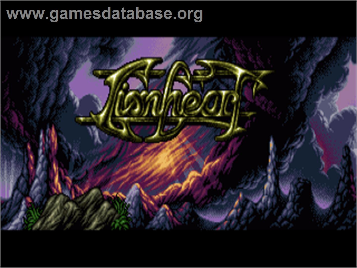 Lionheart - Commodore Amiga - Artwork - Title Screen