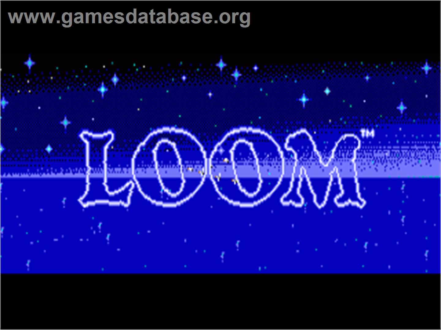 Loom - Commodore Amiga - Artwork - Title Screen