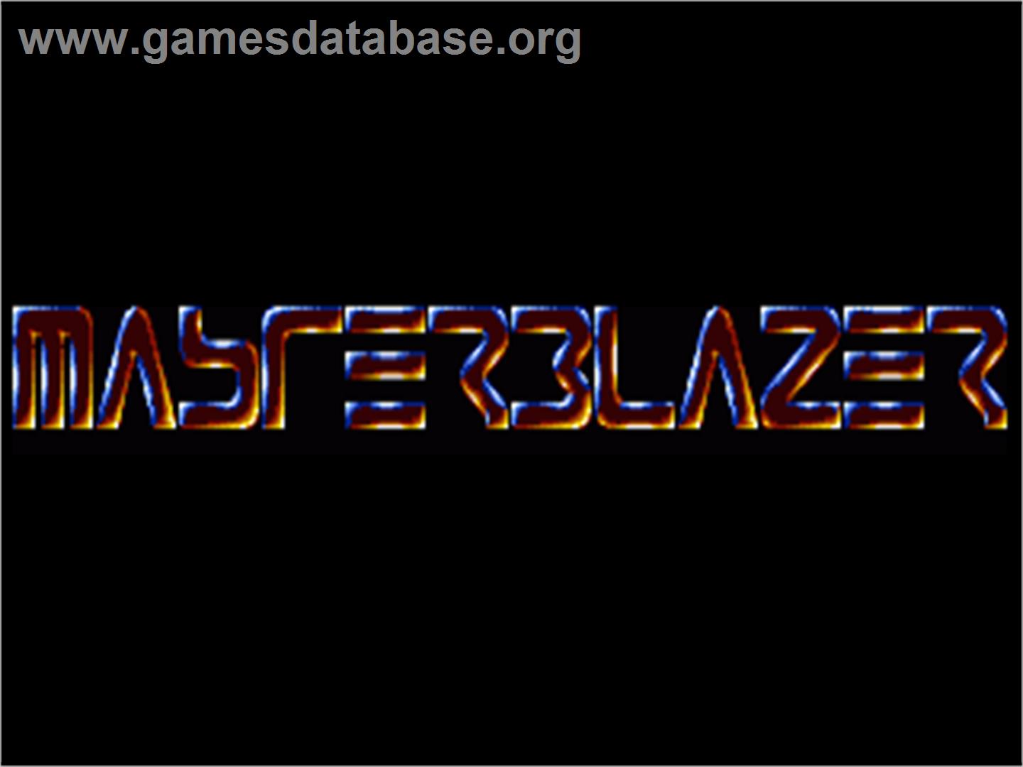 Master Blazer - Commodore Amiga - Artwork - Title Screen