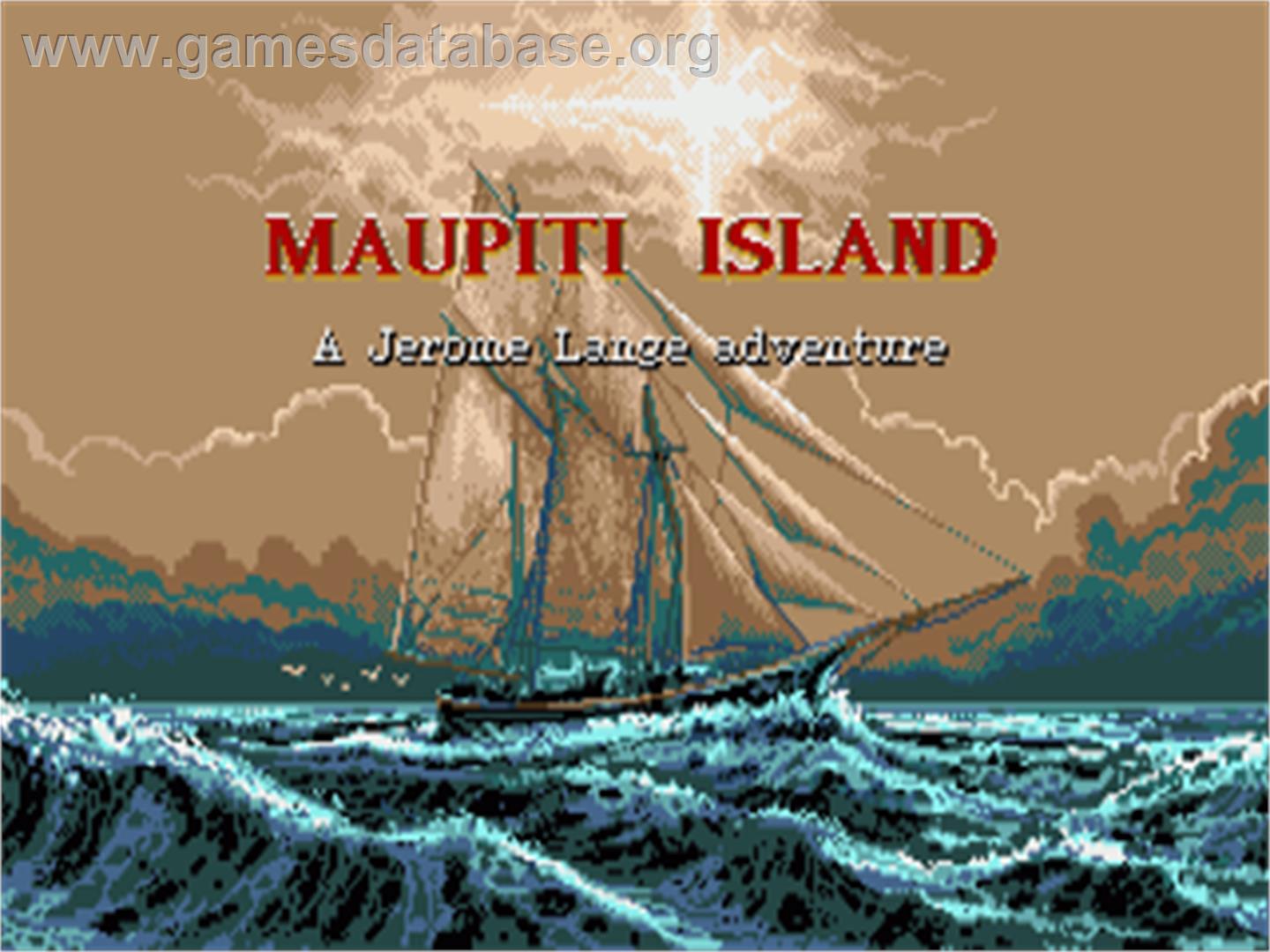 Maupiti Island - Commodore Amiga - Artwork - Title Screen