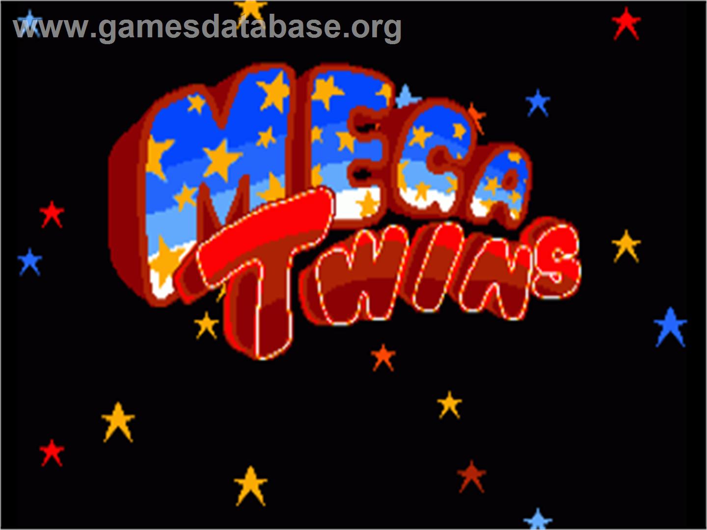 Mega Twins - Commodore Amiga - Artwork - Title Screen