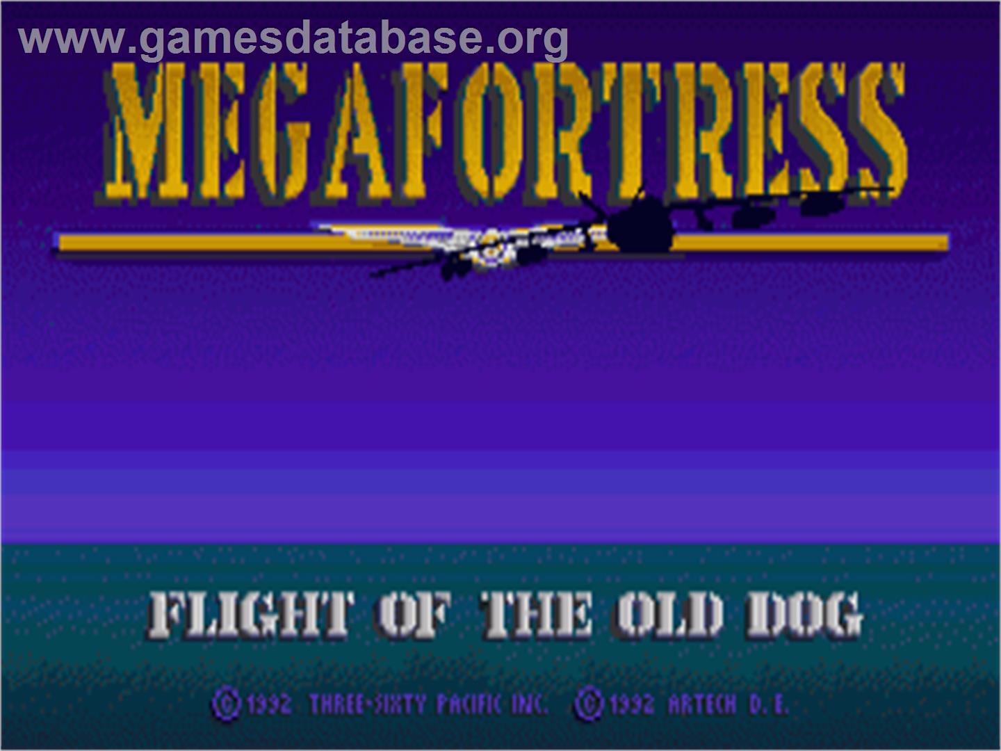 Megafortress - Commodore Amiga - Artwork - Title Screen