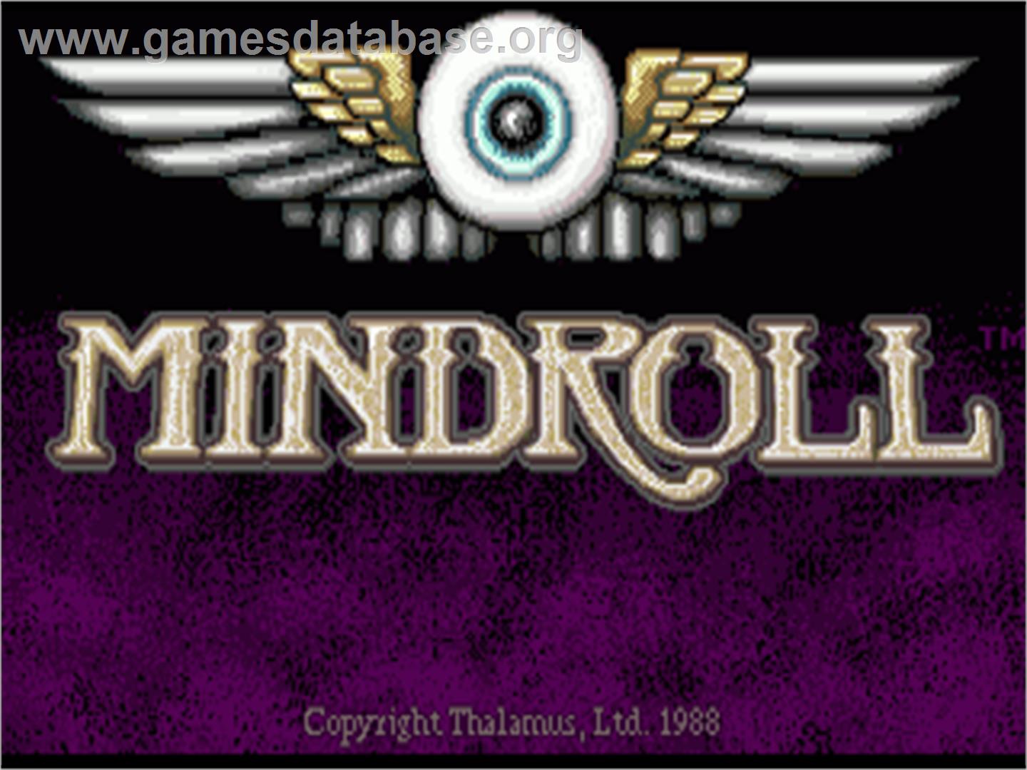 Mind Roll - Commodore Amiga - Artwork - Title Screen