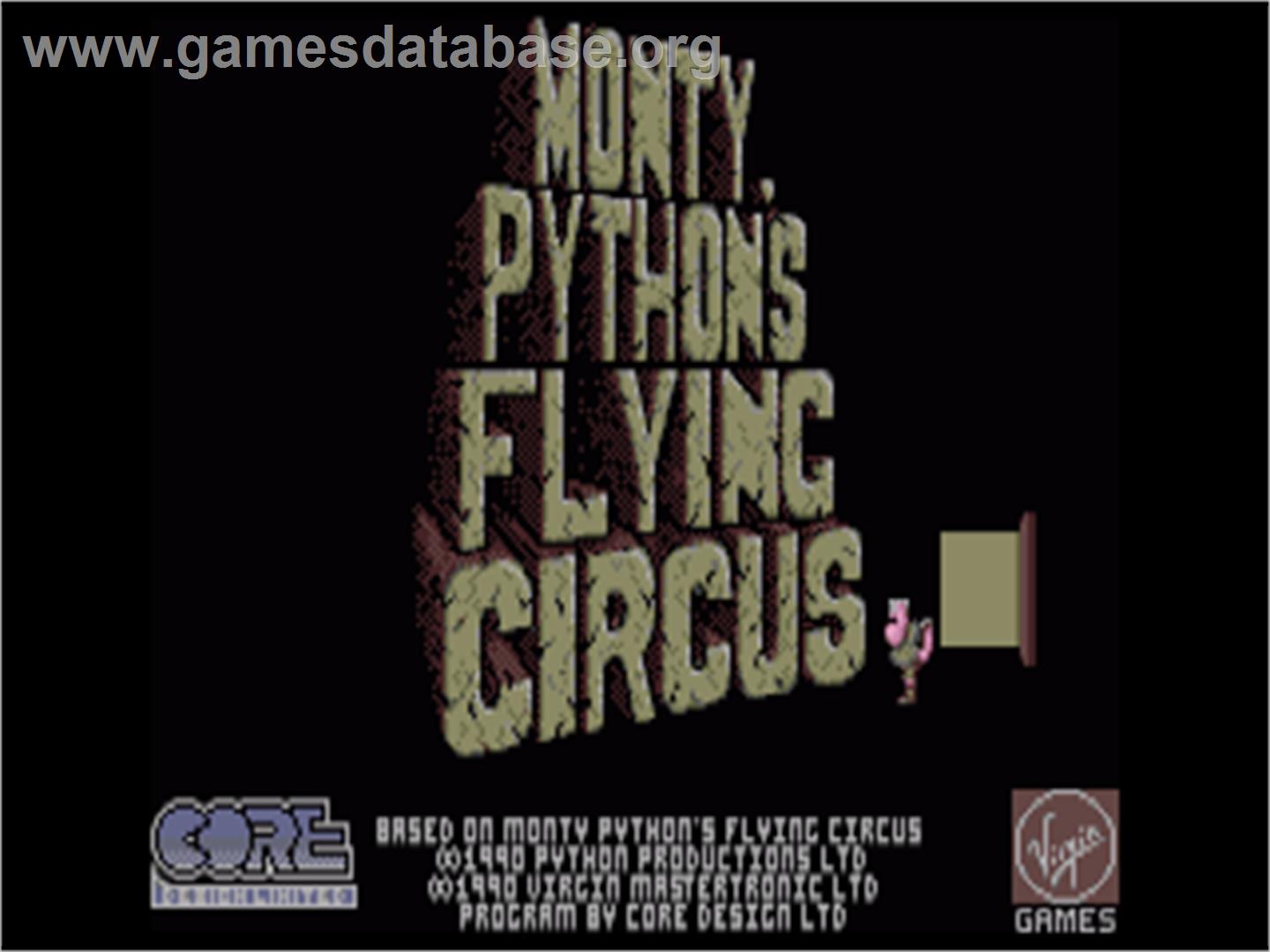 Monty Python's Flying Circus - Commodore Amiga - Artwork - Title Screen