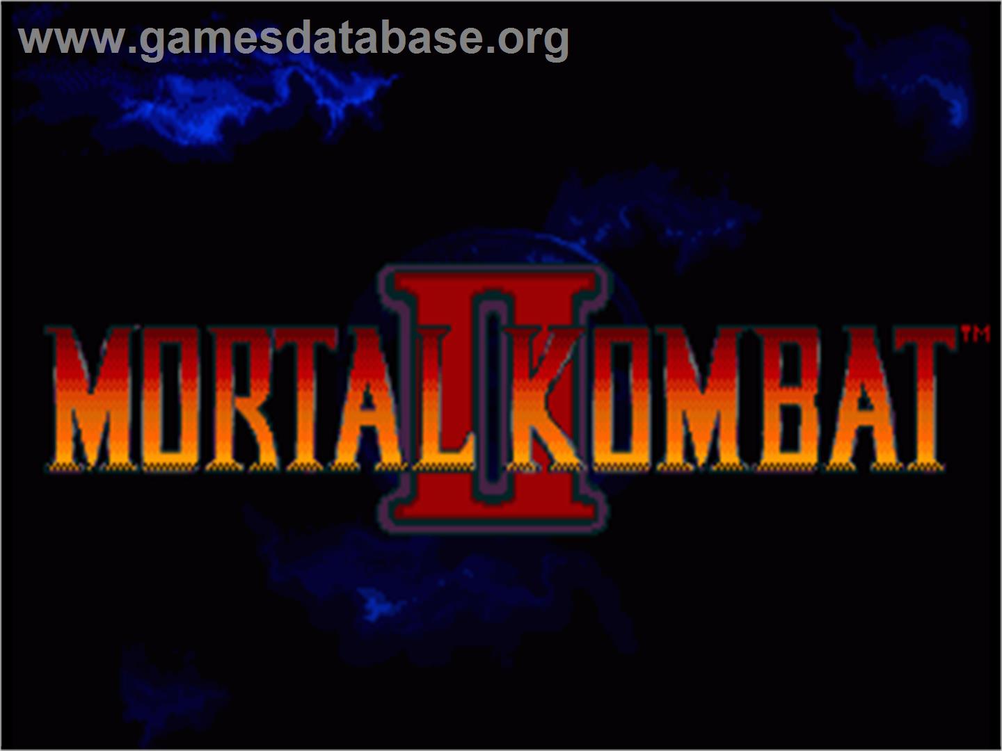 Mortal Kombat II - Commodore Amiga - Artwork - Title Screen