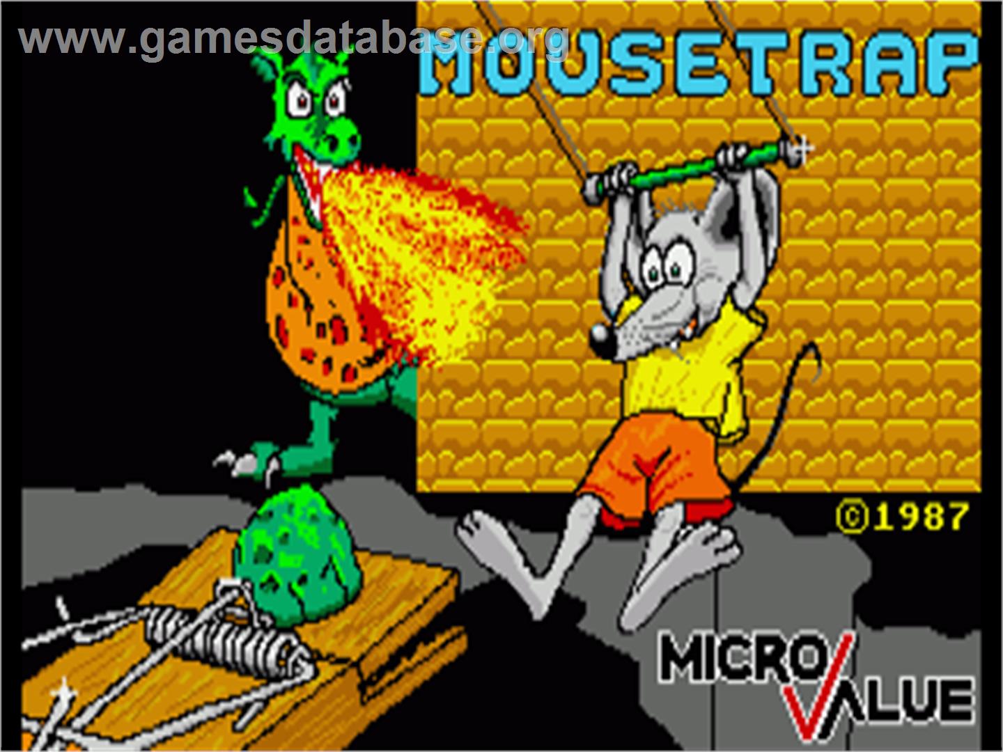 Mouse Trap - Commodore Amiga - Artwork - Title Screen