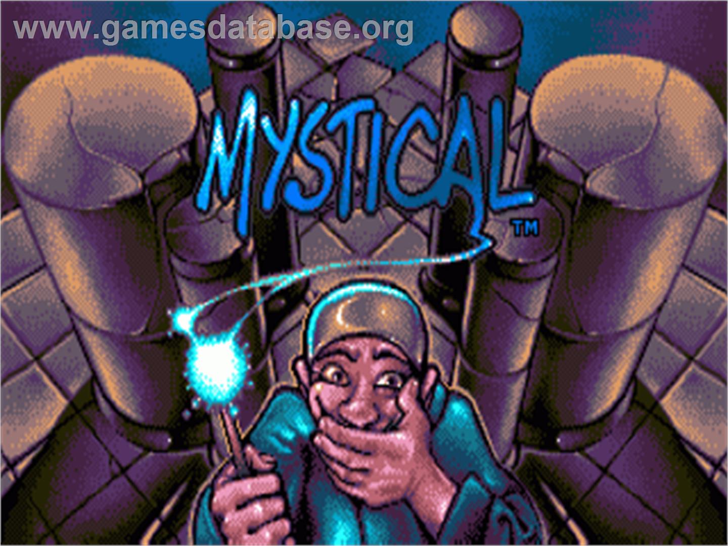 Mystical - Commodore Amiga - Artwork - Title Screen