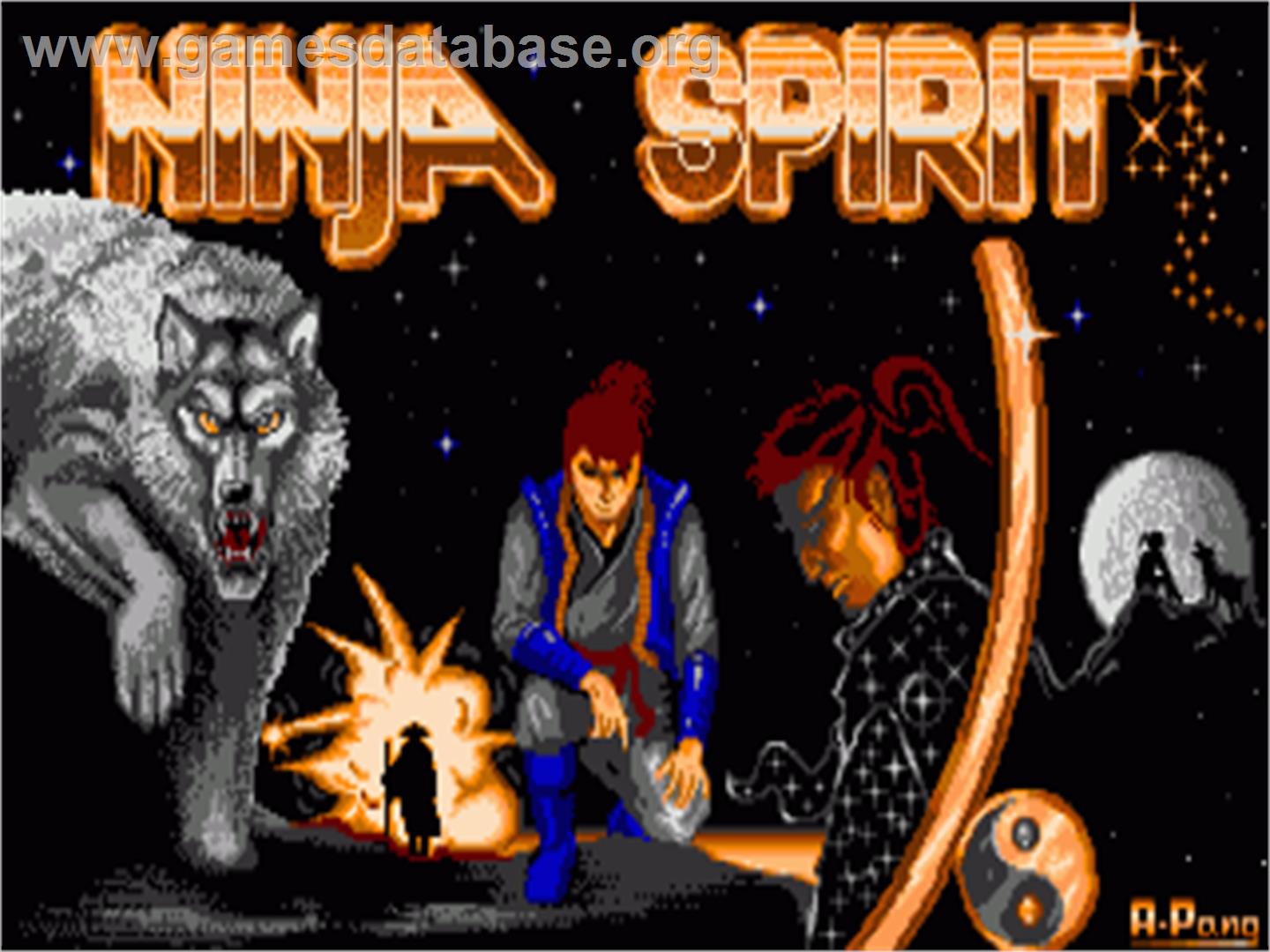 Ninja Spirit - Commodore Amiga - Artwork - Title Screen