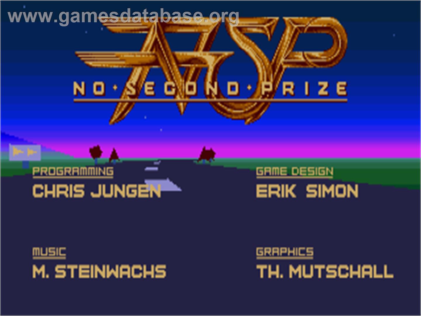 No Second Prize - Commodore Amiga - Artwork - Title Screen