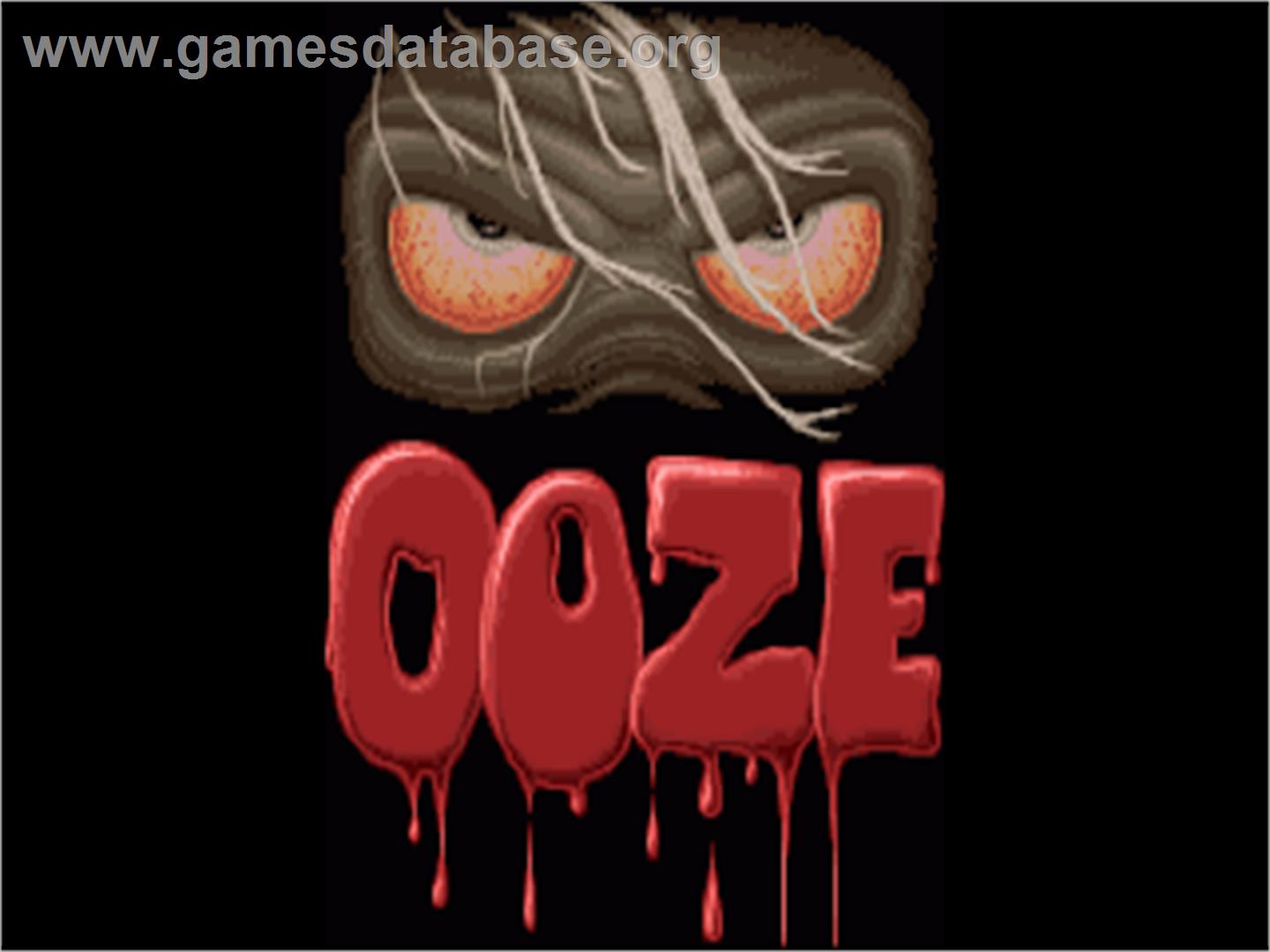 Ooze: Creepy Nites - Commodore Amiga - Artwork - Title Screen