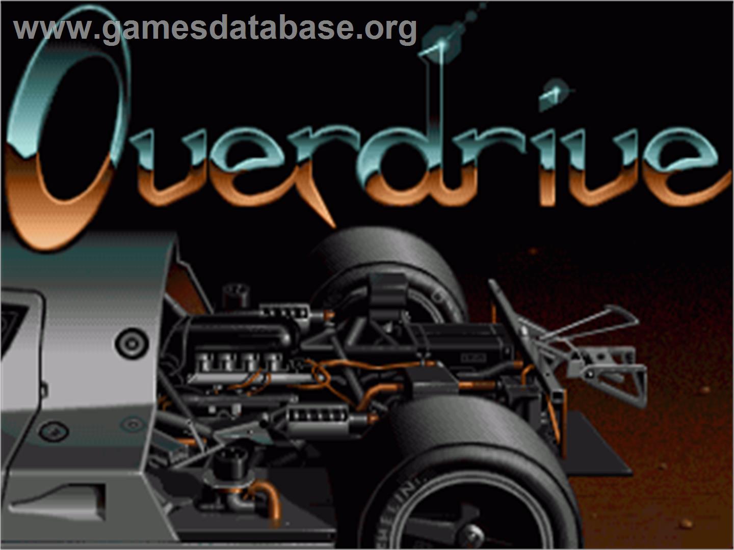 Overdrive - Commodore Amiga - Artwork - Title Screen