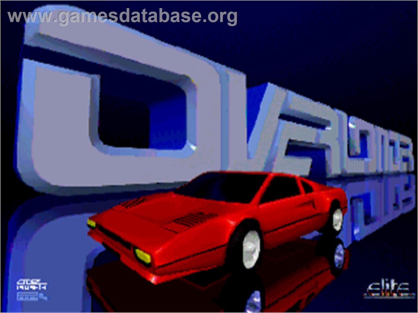 Overlander - Commodore Amiga - Artwork - Title Screen