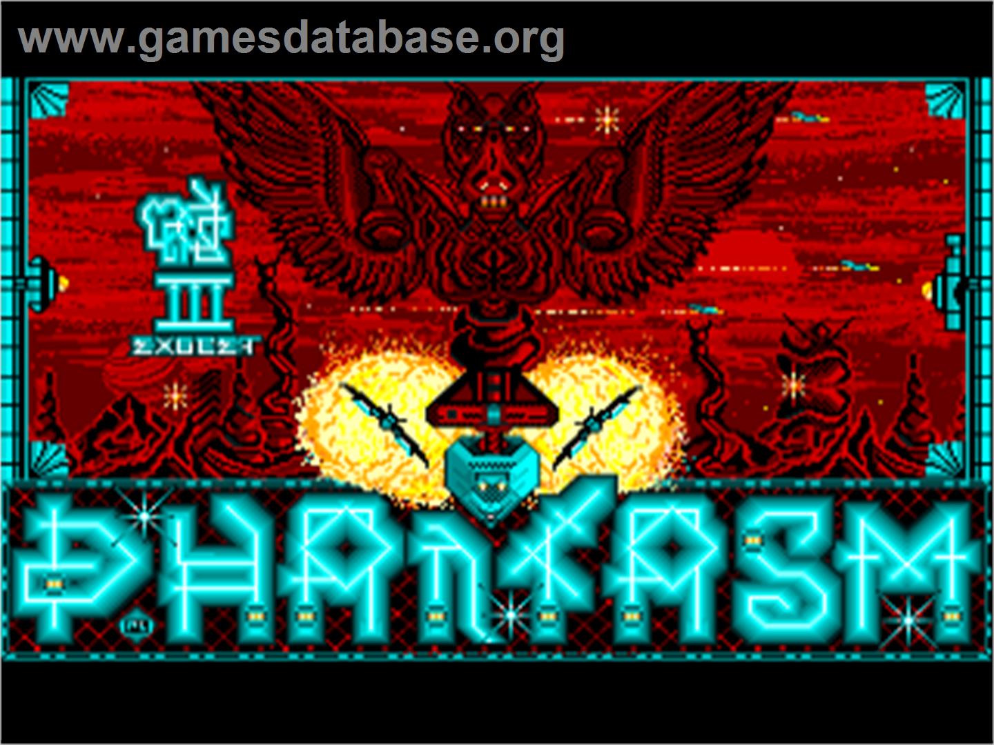 Phantasm - Commodore Amiga - Artwork - Title Screen