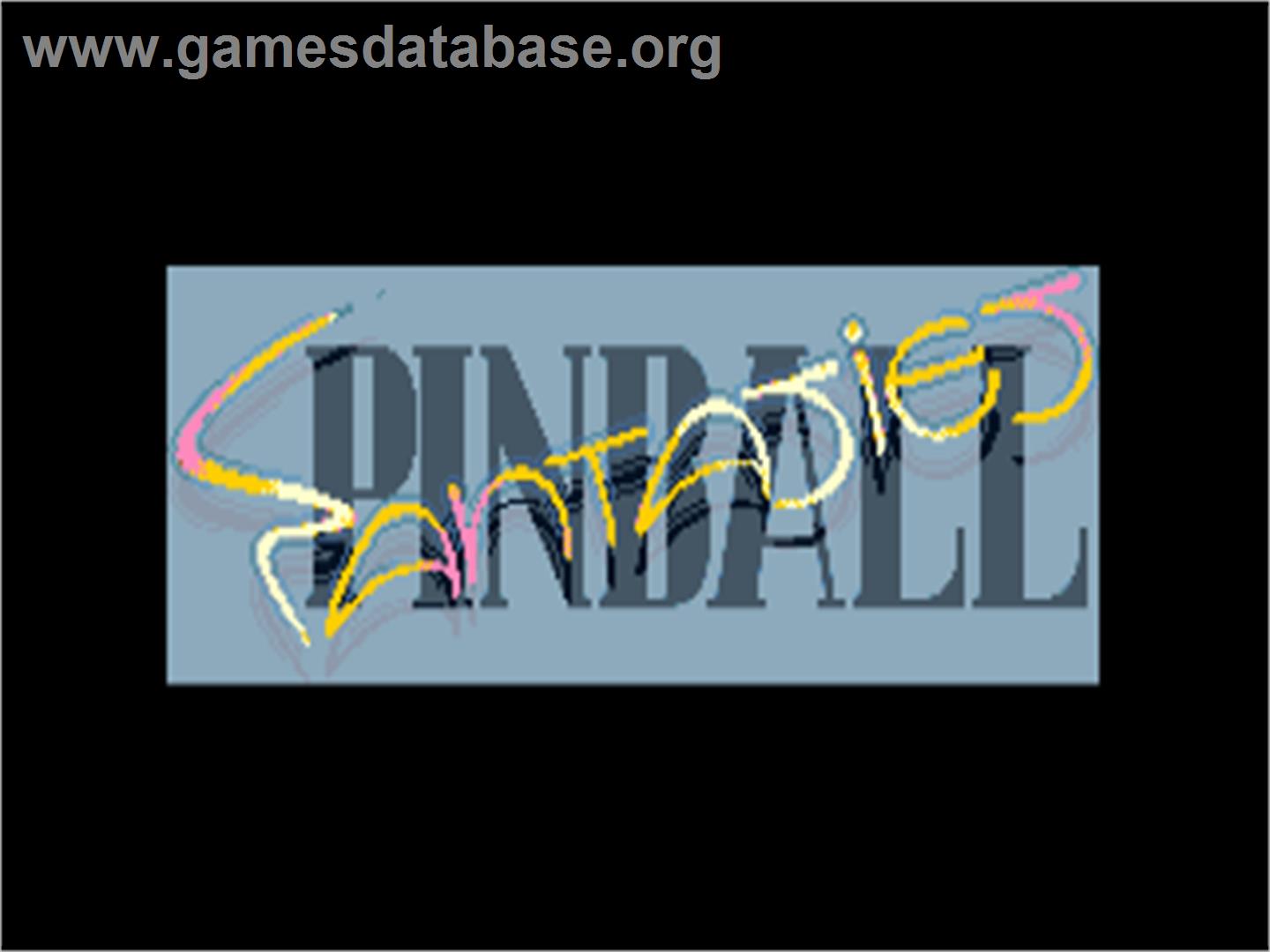 Pinball Fantasies - Commodore Amiga - Artwork - Title Screen