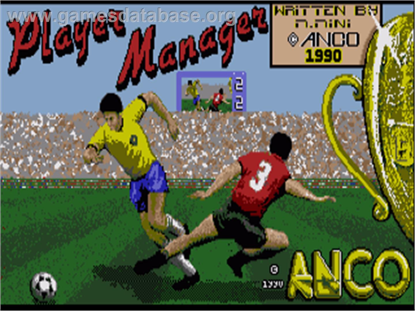 Player Manager - Commodore Amiga - Artwork - Title Screen