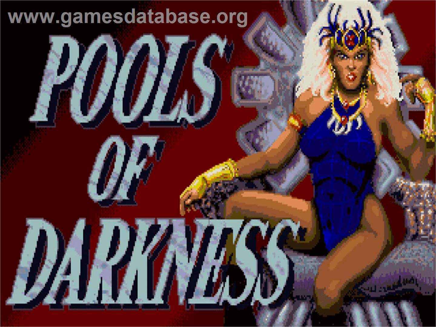 Pools of Darkness - Commodore Amiga - Artwork - Title Screen