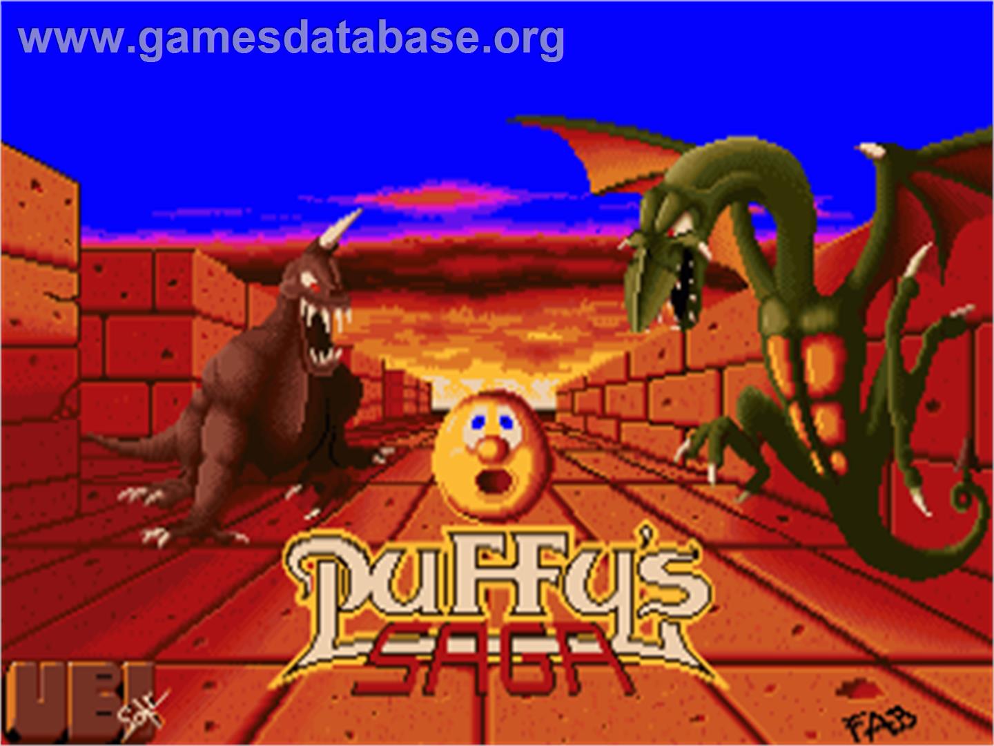 Puffy's Saga - Commodore Amiga - Artwork - Title Screen