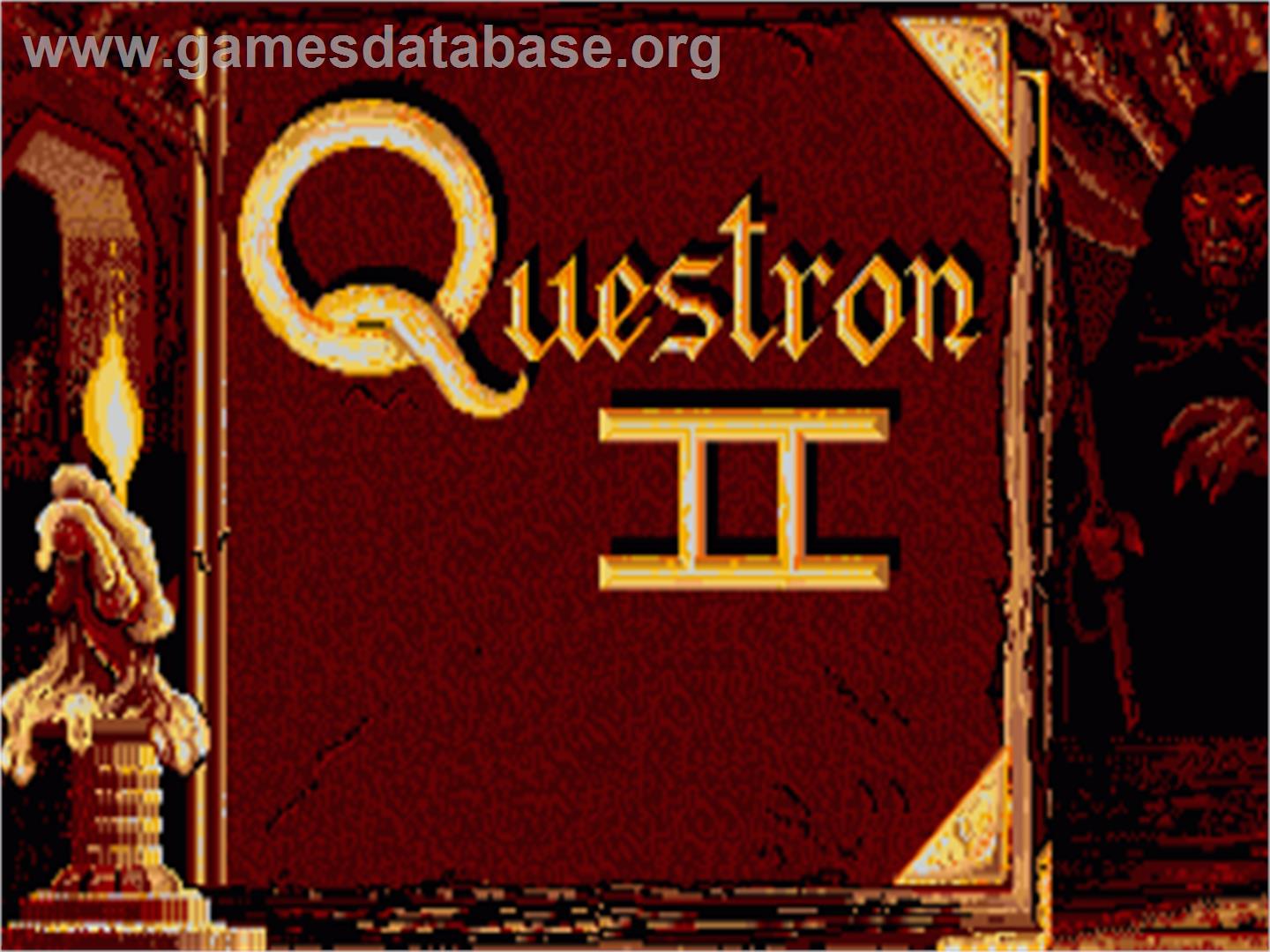 Questron 2 - Commodore Amiga - Artwork - Title Screen