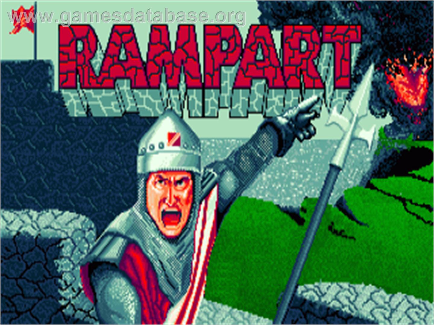 Rampart - Commodore Amiga - Artwork - Title Screen