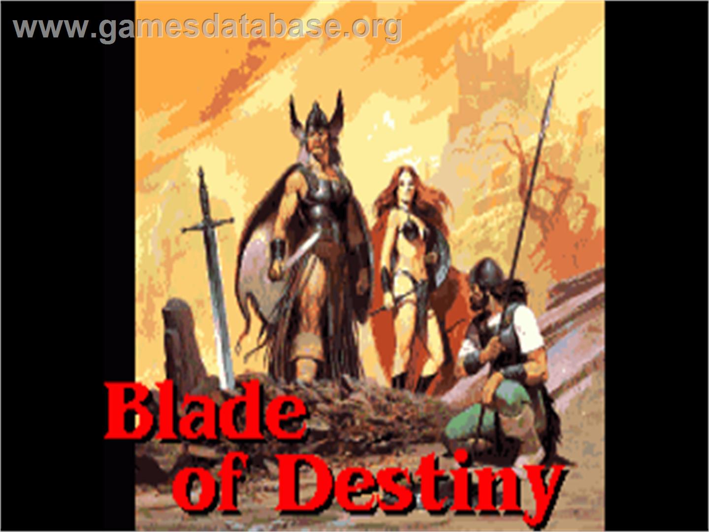 Realms of Arkania: Blade of Destiny - Commodore Amiga - Artwork - Title Screen