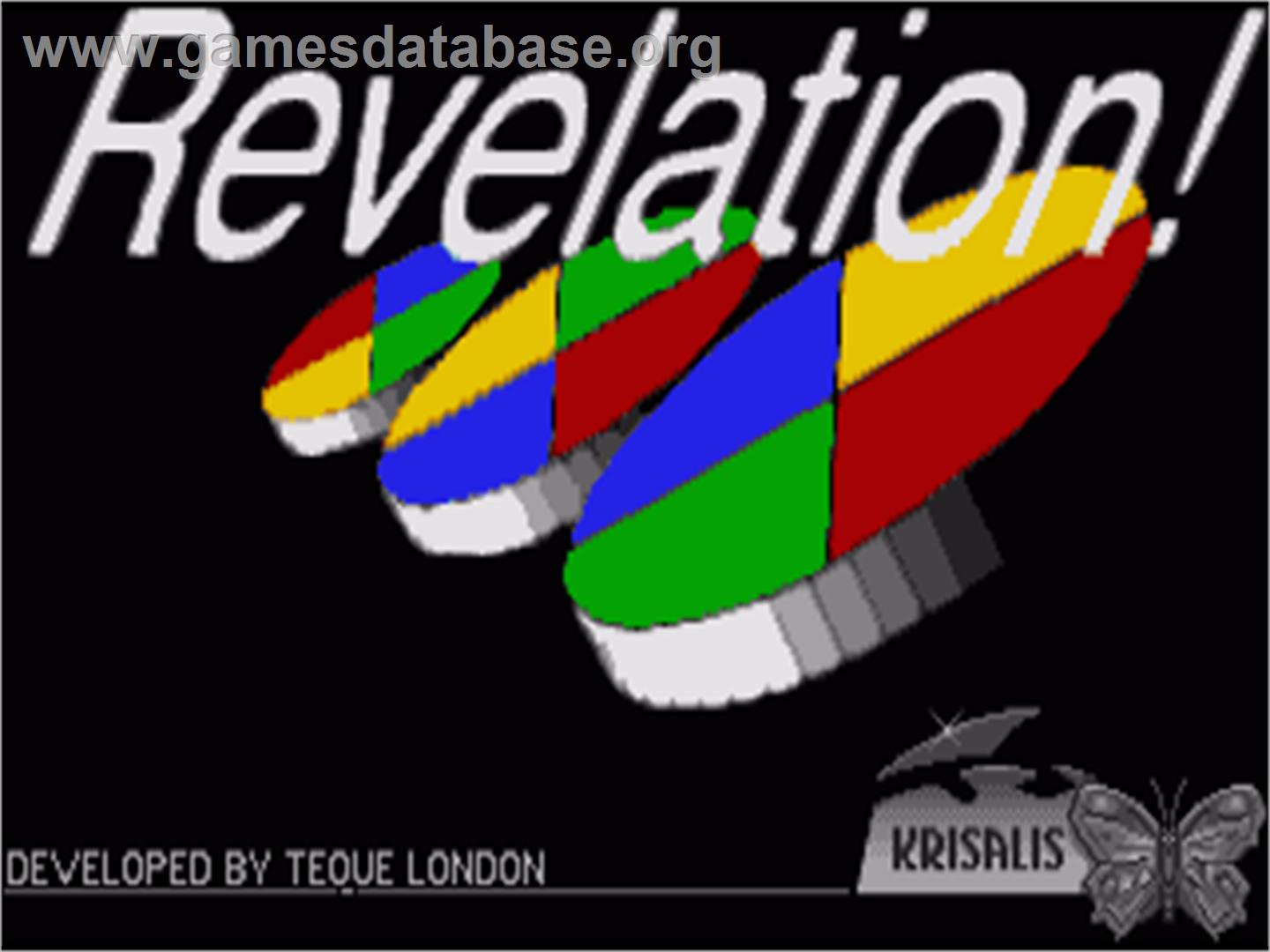 Revelation - Commodore Amiga - Artwork - Title Screen