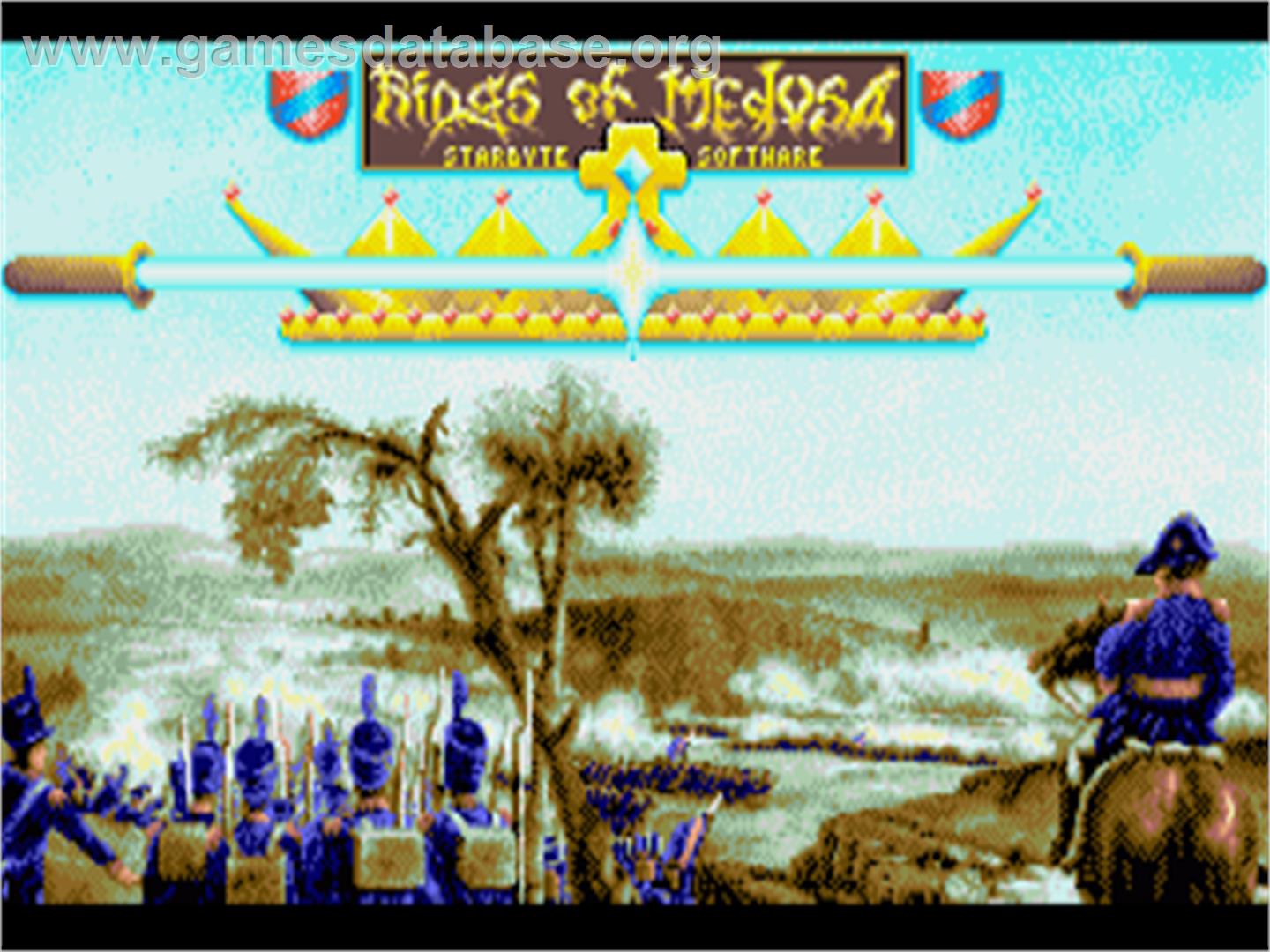 Rings of Medusa - Commodore Amiga - Artwork - Title Screen